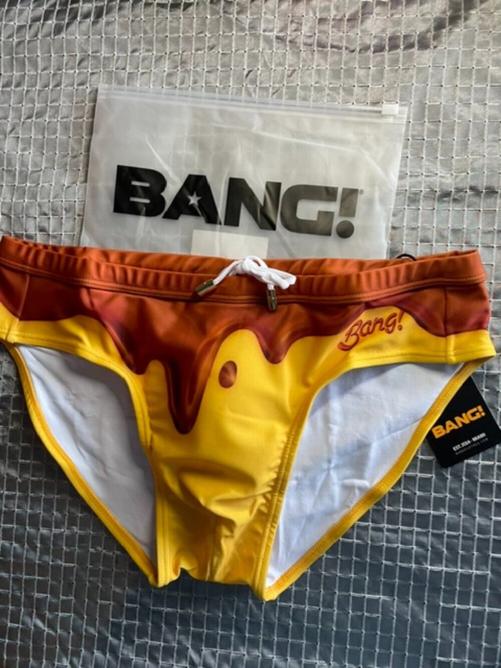 Bang swimsuit new size Large with front cup